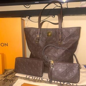 Louis Vuitton handbag and wallet